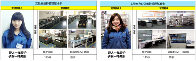 現(xiàn)場5S推進維持管理基準卡 現(xiàn)場5S推進維持管理基準卡